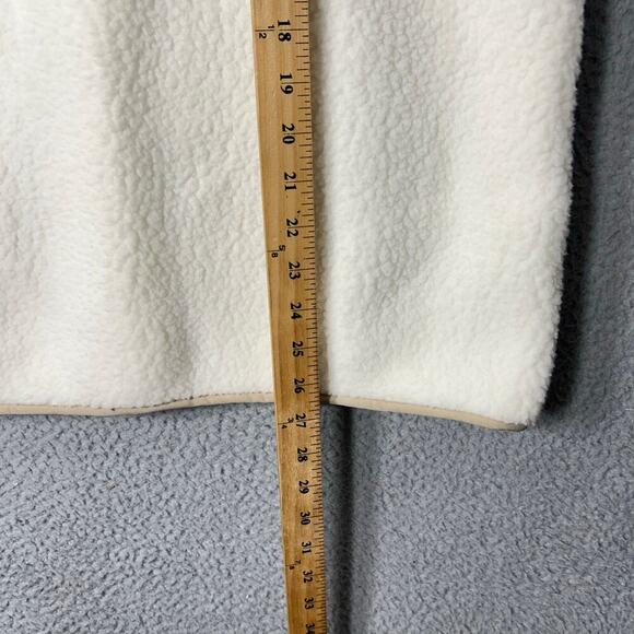 Marmot Vest Womens L Cream Wiley Polartec Sherpa Fleece Thermal Pro Zip Up NEW - Picture 8 of 14